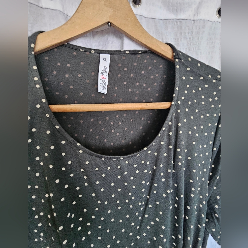 Lularoe Gray Polka Dot Dress